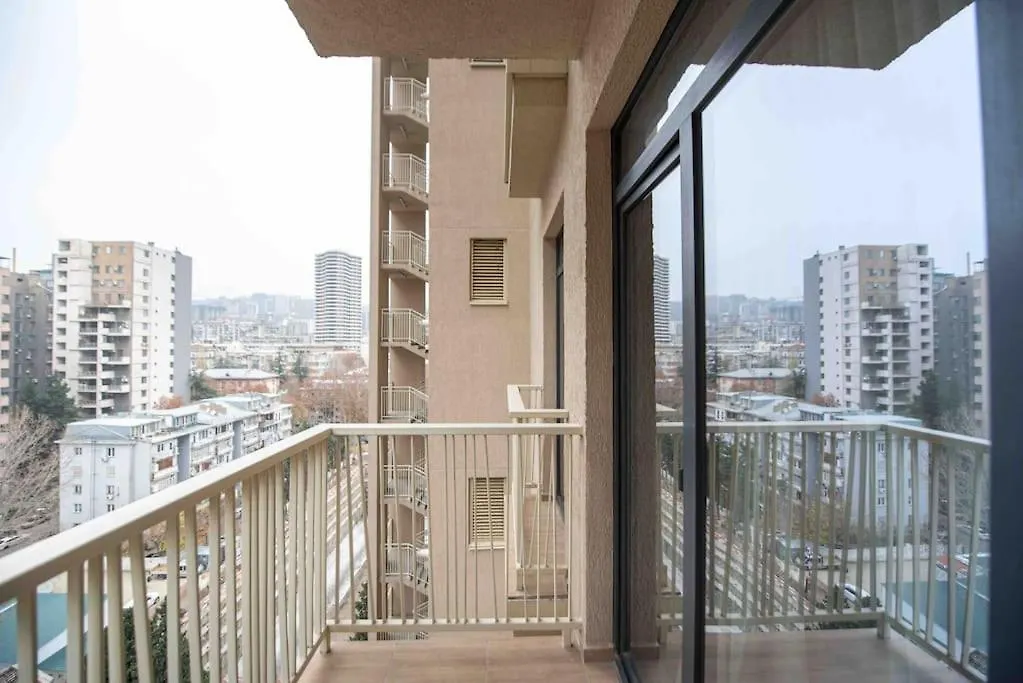 טביליסי Gg Home - Cozy, New 1-Bedroom Apartment On 11Th Floor In Saburtalo גאורגיה