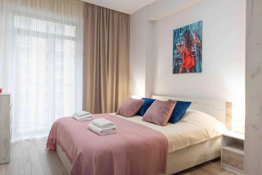 Gg Home - Cozy, New 1-Bedroom Apartment On 11Th Floor In Saburtalo Tbilisi